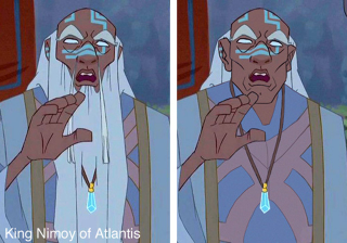 Illustration for article titled Disney Characters Without Their Beards Are Frightening